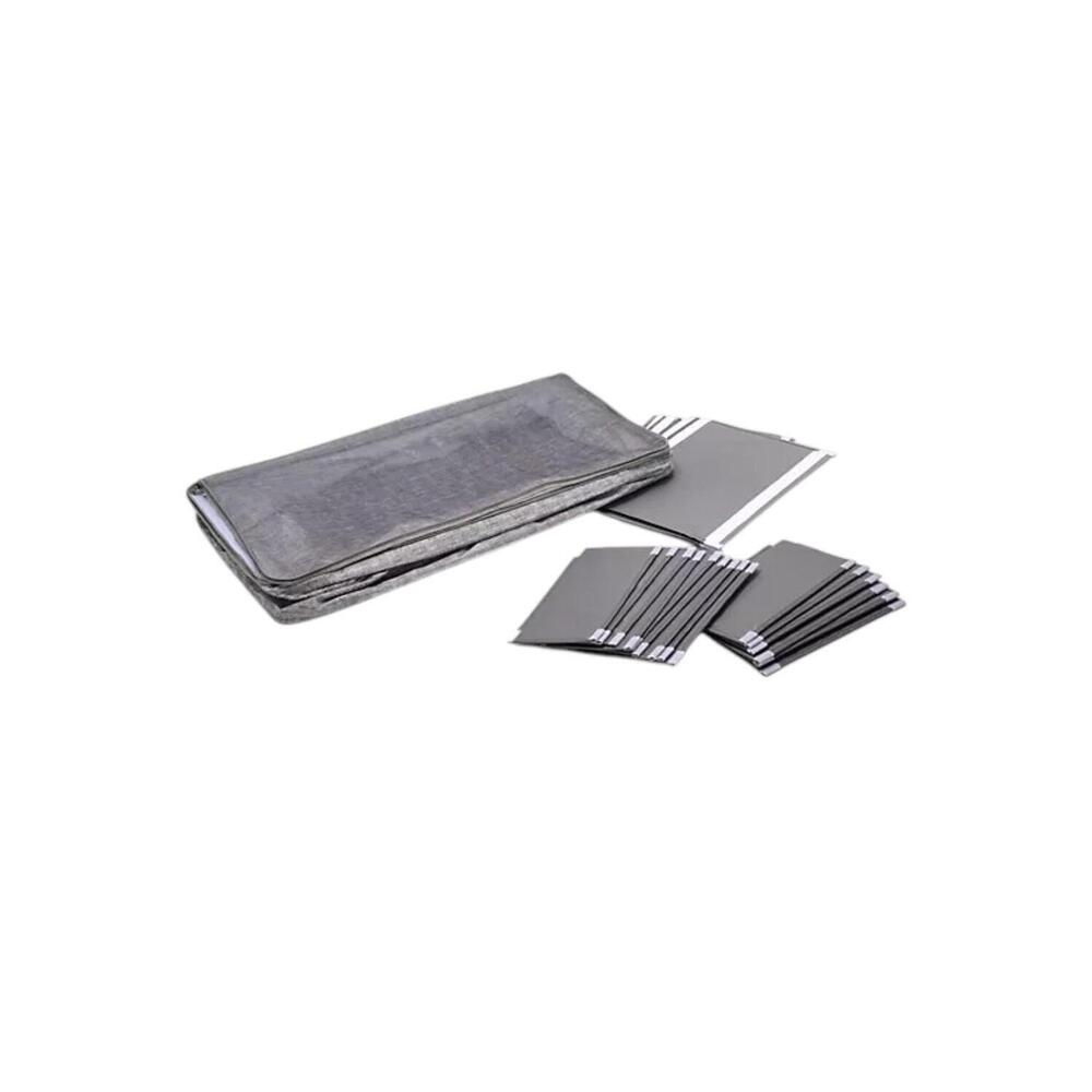 Periea Large 20-Compartment Shoe Organizer Gray